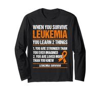 Leukemia Survivor Blood Cancer Long Sleeve T-Shirt