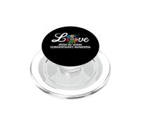 Leukodystrophy Awareness Love Needs Words PopSockets PopGrip for MagSafe