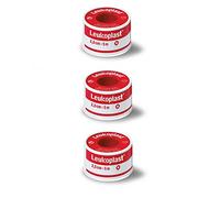 Leukoplast Classic Dressing Fixation Tape - High Adhesive Medical Tape to Fix Wound Dressings in Place - 3 x 5m x 2.5cm Roll
