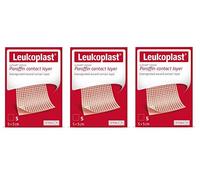 Leukoplast Cuticell Classic Paraffin Contact Layer - Sterile Low Adhesive First Aid Dressing for Cuts & Wounds 5 PCs (x3 Pack)