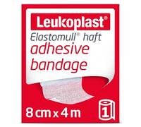 Leukoplast Elastomull Haft Elastic Bandage - Flexible Elasticated Wound Dressing Fixation Tape - 8 cm x 4m, 1 Roll