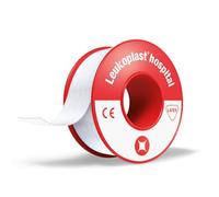 Leukoplast Hospital Tape - for Securing Dressings and Traction Bandages - Thermostable - White, 2.5cm x 9.2m, Pack of 12