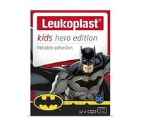 Leukoplast Kids Plasters Batman Hero Edition - Fun & Safe Healing with Water-Resistant, Latex-Free Children's Plasters - Assorted Multi-Pack (X3 Pack)