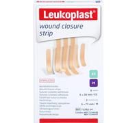 LEUKOPLAST wound closure strip, mix beige, pack of 2