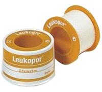 Leukopor Hypo-Allergenic Surgical Tape 2.5cm x 5m x6