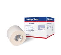 Leukotape Classic Rigid Medical Tape for Sprains and Injury Prevention, 5 cm x 10 m, White