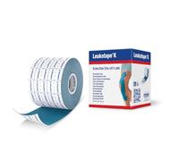 Leukotape K Kinesiology Tape for Muscle Support and Pain Relief - 5cm x 5m, Blue, 1 Roll