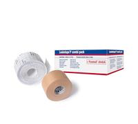Performance Health Leukotape P Combi Pack, Stretch Tape, Leukotape and Foxomull Tape for Patella Taping, Knee Stability and Support, Sports Tape, White,2 Count (Pack of 1)