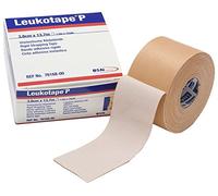 Leukotape P Zinc Oxide Tape in Flesh - High Tensile Strength - Patella & Shoulder - 3.8cm x 13.7m - 6 Rolls