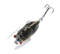 Leurres de pêche - Leurres Pour l'achigan de, Cicada D'eau douce | Design réaliste Avec ABS Durable, Couleurs Vives Pour la pêche au crapet, à la perche et au doré Jaune en ruisseaux, réservoi