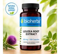 Leuzea Root Extract 60mg Muscule Power Sport Activity Energy 100 Caps