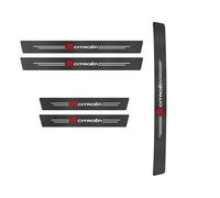LEVABE Car Door Sill Protector for Citroen Berlingo 2018-2023, Carbon Fiber Anti Scratch Car Door Edge Entry Guards Sticker Rear Bumper Protectors Inner Accessories