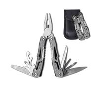 LEVADA PLUS 14-in-1 Multi-Tool with Pliers, Screwdriver, Bottle Opener & More | Durable Stainless Steel Pocket Tool with Nylon Case for Camping, Outdoor, DIY & Everyday Use