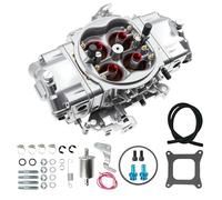 LEVANLIGHT BR-67199 Carburetor 650 CFM 4150 Model 4 Barrel Double Pumper Race Carburettor Compatible for Holley Quick Fuel Brawler Diecast Race Series Mechanical Secondary Square Bore Flange