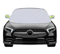 LEVANLIGHT Car Windscreen Cover, Snow UV Ice Protection Car Windshield Cover with 3 Hidden Magnets and Side Wing Mirror Covers, Windshield Frost Guard Fit for Cars in All Weather (193 * 126cm)