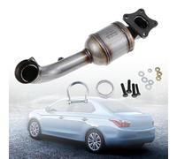 LEVANLIGHT Front Catalytic Converter with Mounting Kit, Universal Fit for 2012+ Compact Subcompact Cars 1.0L 1.2L VTI Petrol LPG Engines