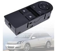 LEVANLIGHT Front Left Driver Side Power Window Switch, Replacement Fit for Va uxh all As tra H 2004-2014 Za fi ra B 2005-2014 Replace# 13228877 13228699 13228879 Black