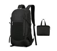 levayhill Hiking Foldable Backpack Packable Daypack,Black,30L