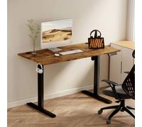 Levede 120 cmElectric Standing Desk Height Adjustable Memory Control in Brown Levede Brown