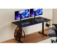 Levede 160 x 80 cm Electric Standing Desk with 3 Memory Presets: Black