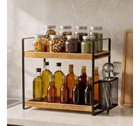 Levede 2 Tier Bathroom Organiser Countertop Perfume Skincare Storage Shelf