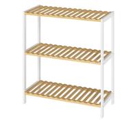 Levede 3-Tier Bamboo Shoe Rack Stand Adjustable Wooden Storage Shelf Organiser