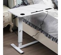 Levede Adjustable Standing Desk 65CM to 93CM Height USB Charging in White Levede White