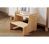 Levede Bamboo Home Essentials Collection: Levede Compact Bamboo 2-Tier Shower Stool Bench