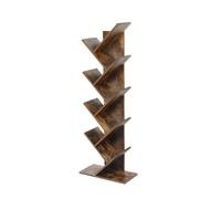Levede Bookshelf Tree Bookcases Book Storage Wooden 8 Tier Home Display Stand