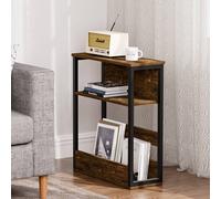 Levede Coffee Table with Storage Shelf Bedside Cabient Sofa Side End Tables in Brown Levede Brown