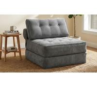 Levede Convertible Floor Sofa Bed: Grey