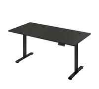 Levede Electric Standing Desk Adjustable Height Workstation Metal Frame Black
