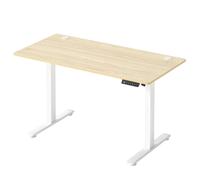 Levede Electric Standing Desk Height Adjustable with Memory Control 120cm Wide - Natural