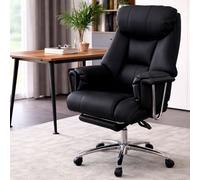 Levede Executive Office Chair Wide Spring Cushion Recliner Footrest