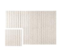 Levede Felt Notice Board 6 Pack Wall Tiles Pin Board Self Adhesive 30x30cm in Beige | Size: 30x30 cm Levede Beige 30x30 cm