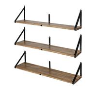 Levede Floating Shelves Wall Mounted Storage Collection Rustic Home Decor Shelf - PrimeShelf