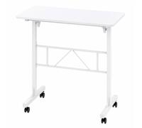 Levede Height Adjustable Standing Desk Office Workstation for PC Laptop in White Levede White