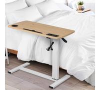 Levede Height Adjustable Standing Desk Over Bed Laptop Table Electric USB Levede Multicolor