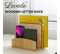 Levede Letter Paper File Storage Stand Rack Holder Tray Organiser Desktop Office