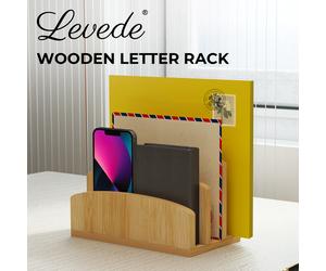 Levede Letter Paper File Storage Stand Rack Holder Tray Organiser Desktop Office