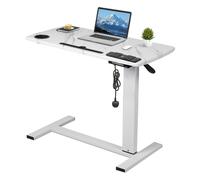 Levede Mobile Standing Desk Height Adjustable Sit Stand Over Bed Laptop Table
