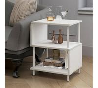 Levede Side Table 3 Tier Small Bedside Sofa End Table Storage Shelves Modern