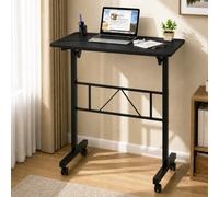 Levede Standing Desk,small Adjustable Height Folding Office,50Kg Load,black