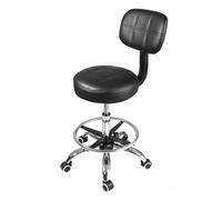 Levede Swivel Drafting Chair Low Back Round Rolling Stool Height Adjustable