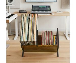 Levede Vinyl Record Storage Rack LP Collection Organiser Album Holder Stand