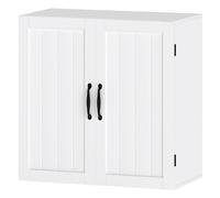 Levede Wall Cabinet Hanging Kitchen Cupboard Bathroom Storage Organiser in White Levede White