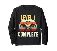 Level 1 Complete Vintage 1st Wedding Anniversary First Year Long Sleeve T-Shirt