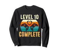 Level 10 Complete Funny Celebrate 10th Wedding Anniversary Sweatshirt