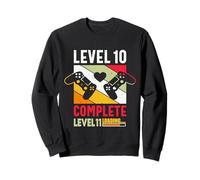 Level 10 Complete Level 11 Loading 10th Wedding Anniversary Sweatshirt