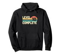 Level 10 Complete, Ten Year 10th Wedding Anniversary Couple Pullover Hoodie